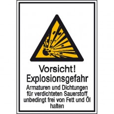 Vorsicht! Explosionsgefahr...