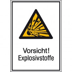 Vorsicht! Explosivstoffe...