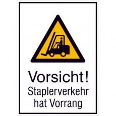 Vorsicht! Staplerverkehr...