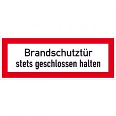 Brandschutztür stets...