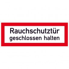 Rauchschutztür geschlossen...