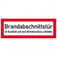 Brandabschnittstür im...