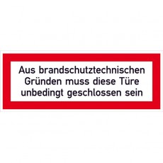 Aus brandschutztechnischen...