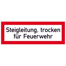 Steigleitung, trocken für...