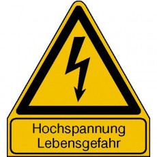 Hochspannung Lebensgefahr