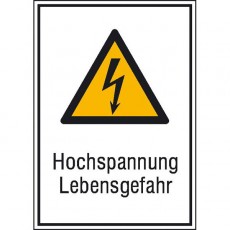 Hochspannung Lebensgefahr