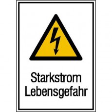 Starkstrom Lebensgefahr