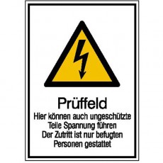 Prüffeld - Hier können auch...