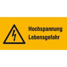 Hochspannung Lebensgefahr...