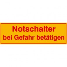 Notschalter bei Gefahr...