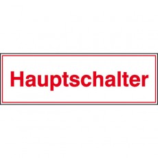 Hauptschalter