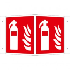 Feuerlöscher Winkelschild