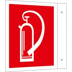 Feuerlöscher Fahnenschild